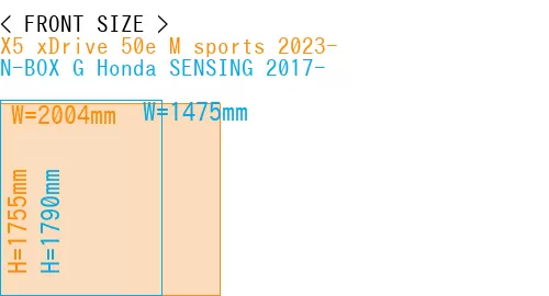 #X5 xDrive 50e M sports 2023- + N-BOX G Honda SENSING 2017-